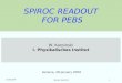 SPIROC READOUT  FOR PEBS