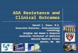ASA Resistance and Clinical Outcomes