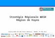 Stratégie Régionale WASH Région de Kayes