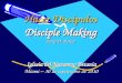 Hacer Discípulos Disciple Making Jerry D. Porter
