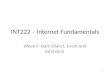 INT222 – Internet Fundamentals