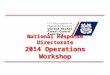 National Response Directorate 2014 Operations Workshop
