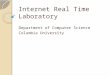 Internet Real Time Laboratory