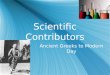 Scientific Contributors