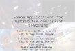 Space Applications for Distributed Constraint Reasoning