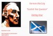 Norman  MacCaig “Scottish Text Question” Visiting Hour