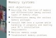Memory systems
