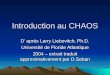 Introduction au CHAOS
