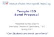 Temple ISD Bond Proposal