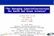 “The Emerging Cyberinfrastructure for Earth and Ocean Sciences"