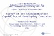 Survey of ICT Standardization Capability of Developing Countries