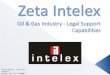Zeta  Intelex Oil & Gas Industry - Legal Support Capabilities
