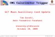 CMS Calorimeter Trigger