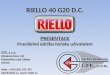 RIELLO 40 G20 D.C. PRESENTACE Pravidelná údržba hořáku uživatelem