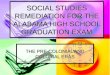 SOCIAL STUDIES REMEDIATION FOR THE ALABAMA HIGH SCHOOL GRADUATION EXAM