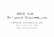 EECE 310:  Software Engineering
