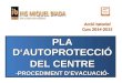 PLA  D‘AUTOPROTECCIÓ DEL  CENTRE -PROCEDIMENT D’EVACUACIÓ-
