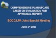 COMPREHENSIVE PLAN UPDATE  BASED ON EVALUATION AND APPRAISAL REPORT