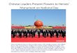 Chinese Leaders Present Flowers to Heroes’ Monument on National Day
