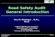 Road Safety Audit  General Introduction