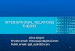 INTERNATIONAL RELATIONS THEORY
