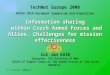 Information sharing  within Czech Armed Forces and Allies, Challenges for mission effectiveness