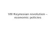 VIII Keynesian revolution – economic policies