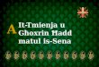 It- Tmienja  u  Għoxrin Ħadd matul is-Sena