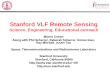 Stanford VLF Remote Sensing Science, Engineering, Educational outreach