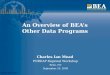 An Overview of BEA’s Other Data Programs