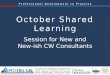 October Shared Learning