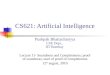 CS621: Artificial  Intelligence