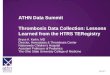 ATHN Data Summit Thrombosis Data Collection: Lessons Learned from the HTRS TERegistry