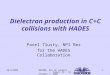 Dielectron production in C+C collisions with HADES