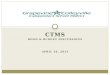 CTMS Bond & budget discussions april  26, 2013