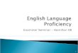 English Language Proficiency
