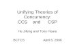 Unifying Theories of Concurrency: CCSandCSP