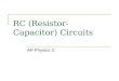 RC (Resistor-Capacitor) Circuits