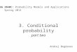 3. Conditional probability part  two