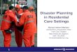 Disaster Planning in Residential Care Settings