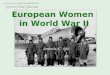 European Women  in World War II