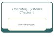 Operating Systems Chapter 4