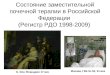 Состояние заместительной почечной терапии в Российской Федерации  (Регистр РДО 1998-2009)