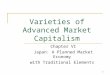 Varieties of Advanced Market Capitalism