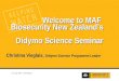Welcome to MAF  Biosecurity New Zealand’s  Didymo Science Seminar