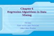 Chapter 6 Regression Algorithms in Data Mining