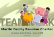 Martin Family Reunion Charter