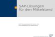 SAP-Lösungen  für den Mittelstand
