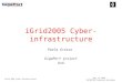 iGrid2005 Cyber-infrastructure