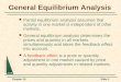 General Equilibrium Analysis